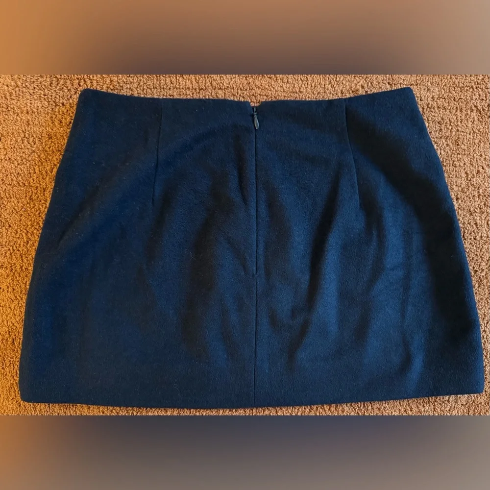 Reformation Buxton Skirt – Navy | Size 6 - Picture 6 of 8